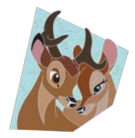 100021 - Bambi & Faline - 25th Anniversary of Pin Trading Mystery