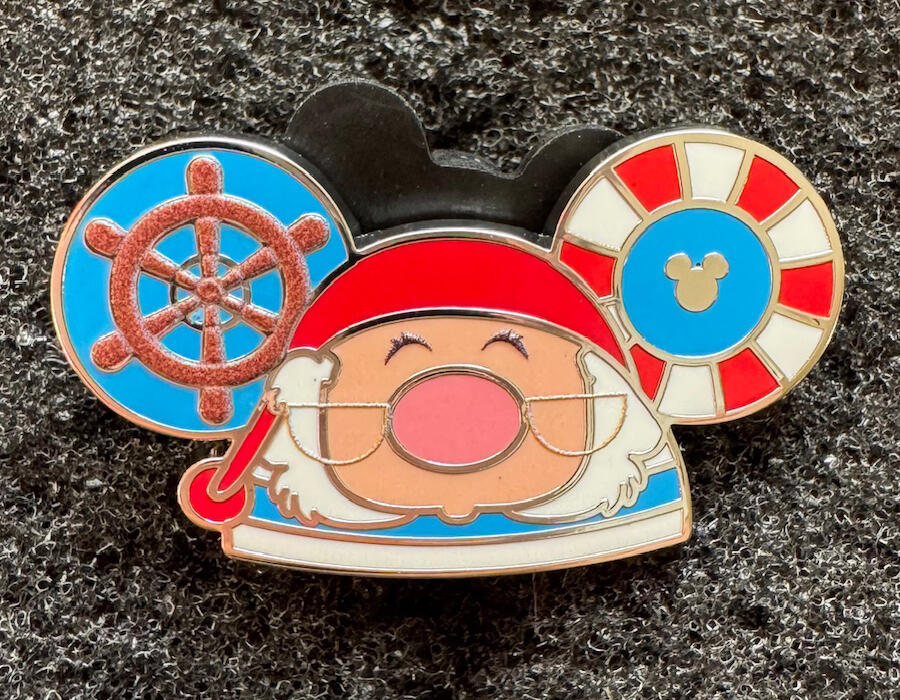 WDW Hidden Disney Series 2025 Wave B: Ear Hats - Mr. Smee | PIN 100978