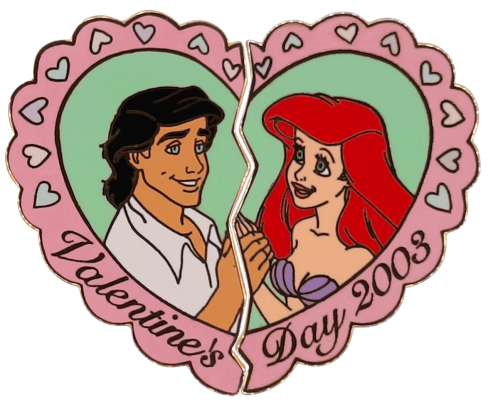 Valentine's Day 2003 Pin Set #3 - Ariel & Prince Eric