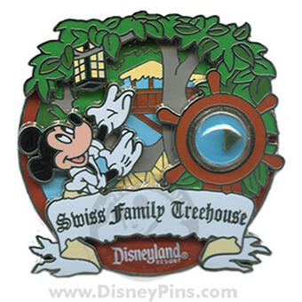 Piece of Disney History (DLR) - Swiss Family Treehouse | PIN 101927