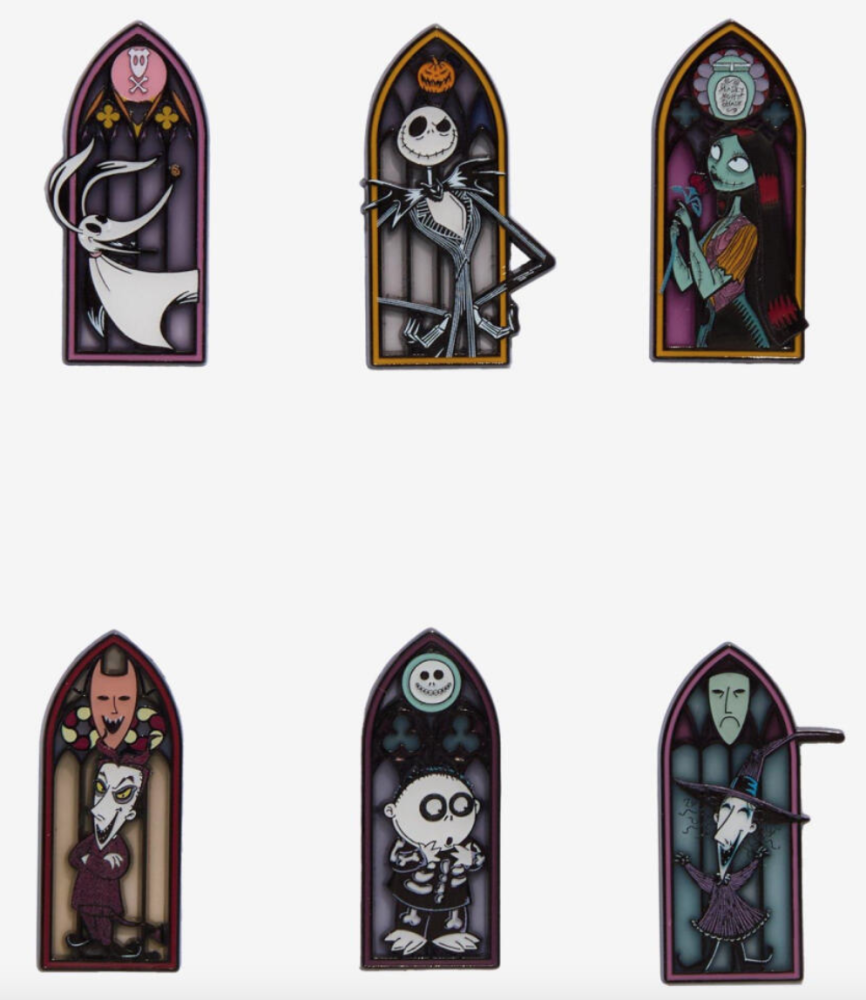 Loungefly - The Nightmare Before Christmas Characters Stained Glass Window