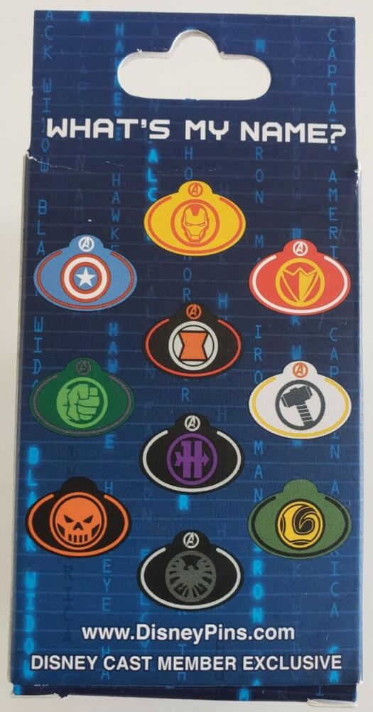 What's My Name Badge Mystery Set - Marvel