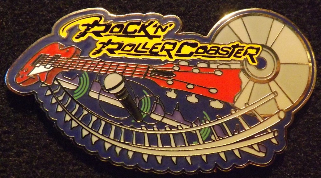 Roller Coaster Ride Pin Disneyland Paris Attraction Series - Rock 'N' Roller Coaster | PIN 19656