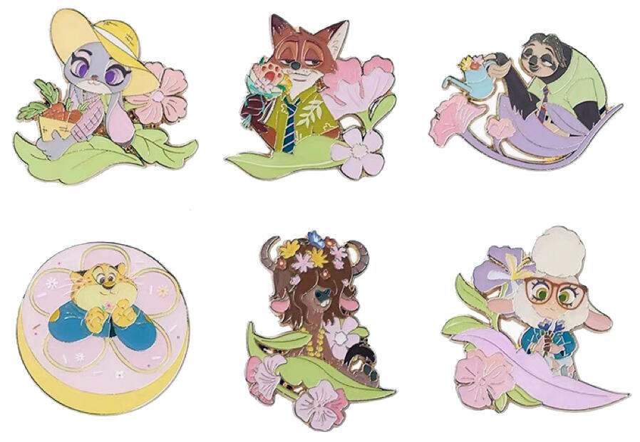 Zootopia Spring Mystery Pins 2025
