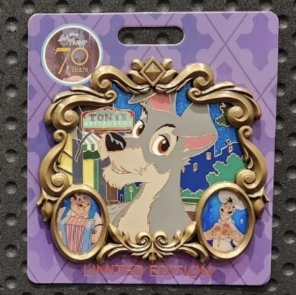 WDI Lady and the Tramp 70th Anniversary Disney Trading Pin Series