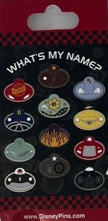 What's My Name Badge Mystery Set - Cars - Cast Exclusive