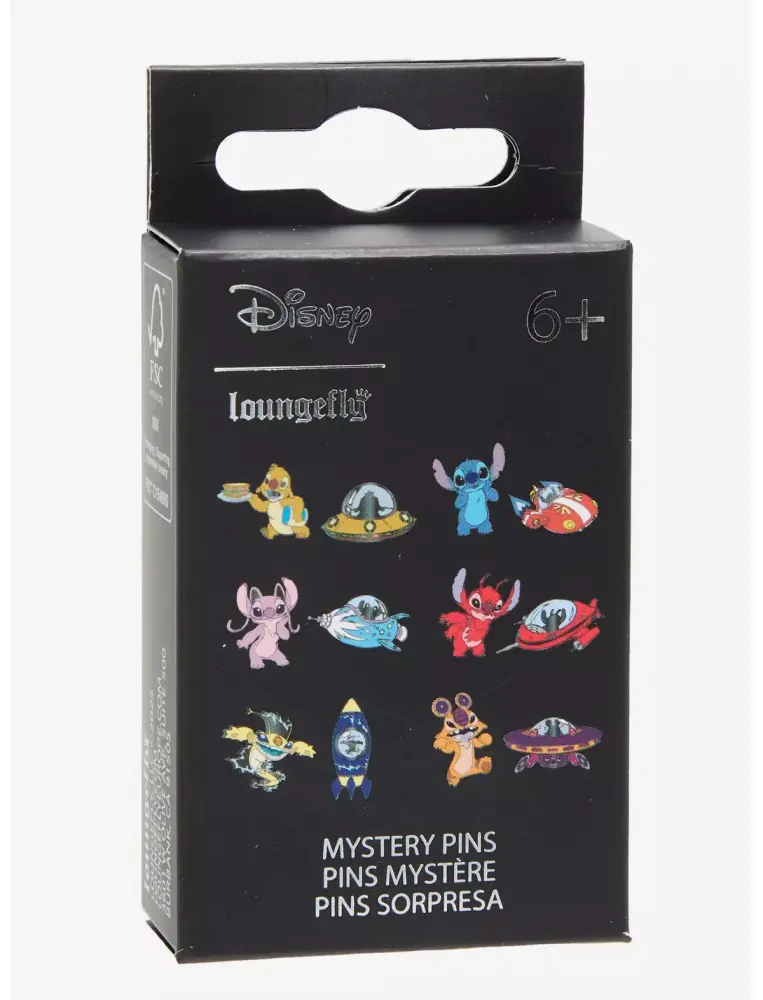 BoxLunch - Lilo & Stitch Experiment Cousins & Spaceships Blind Box Pin Set