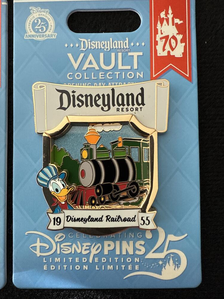 Disneyland Railroad 40周年記念プレート　シリアルナンバー Disneyland Railroad 40周年記念プレート シリアルナンバー