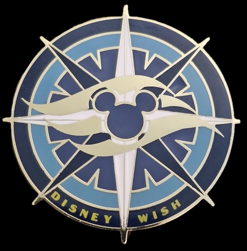 Disney Magic Compass Disney Wish Inaugural Sailing - Disney Wish Compass | PIN 104113
