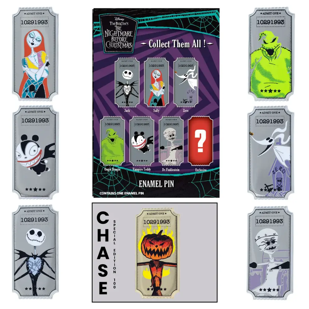 Pink A La Mode (PALM) - Disney Nightmare Before Christmas Ticket Series 3 Mystery