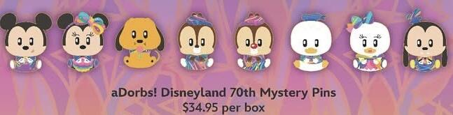 Disneyland Resort 70th Anniversary Celebration aDorbs! Mystery Collection