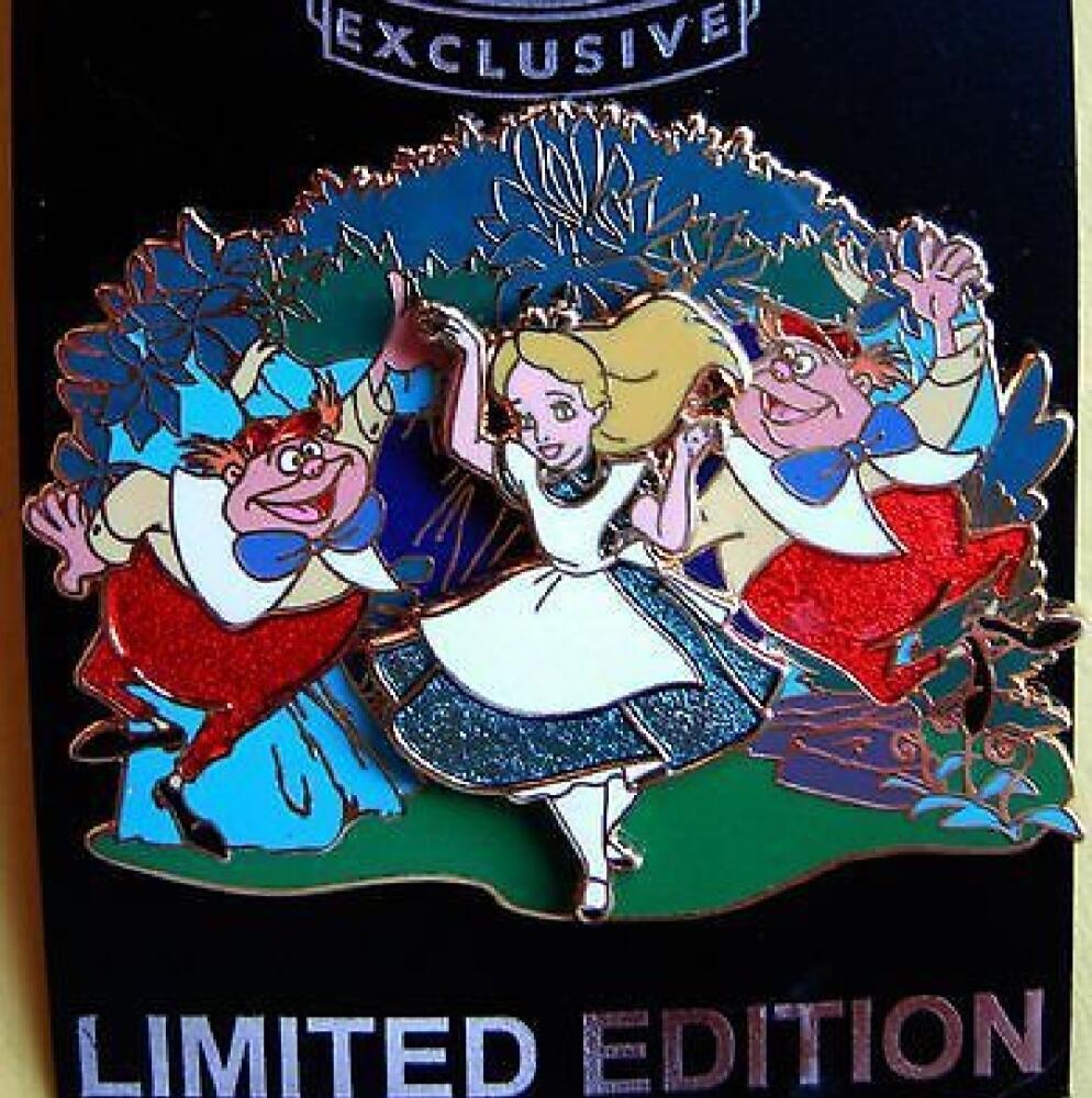 Alice with Tweedledee and Tweedledum Slider | PIN 105490