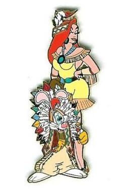 Thanksgiving - Jessica and Roger Rabbit | PIN 105591