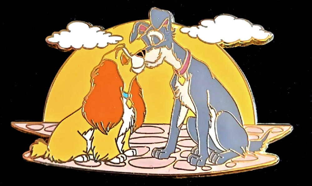 Lady and The Tramp - Kissing at Sunset | PIN 106135