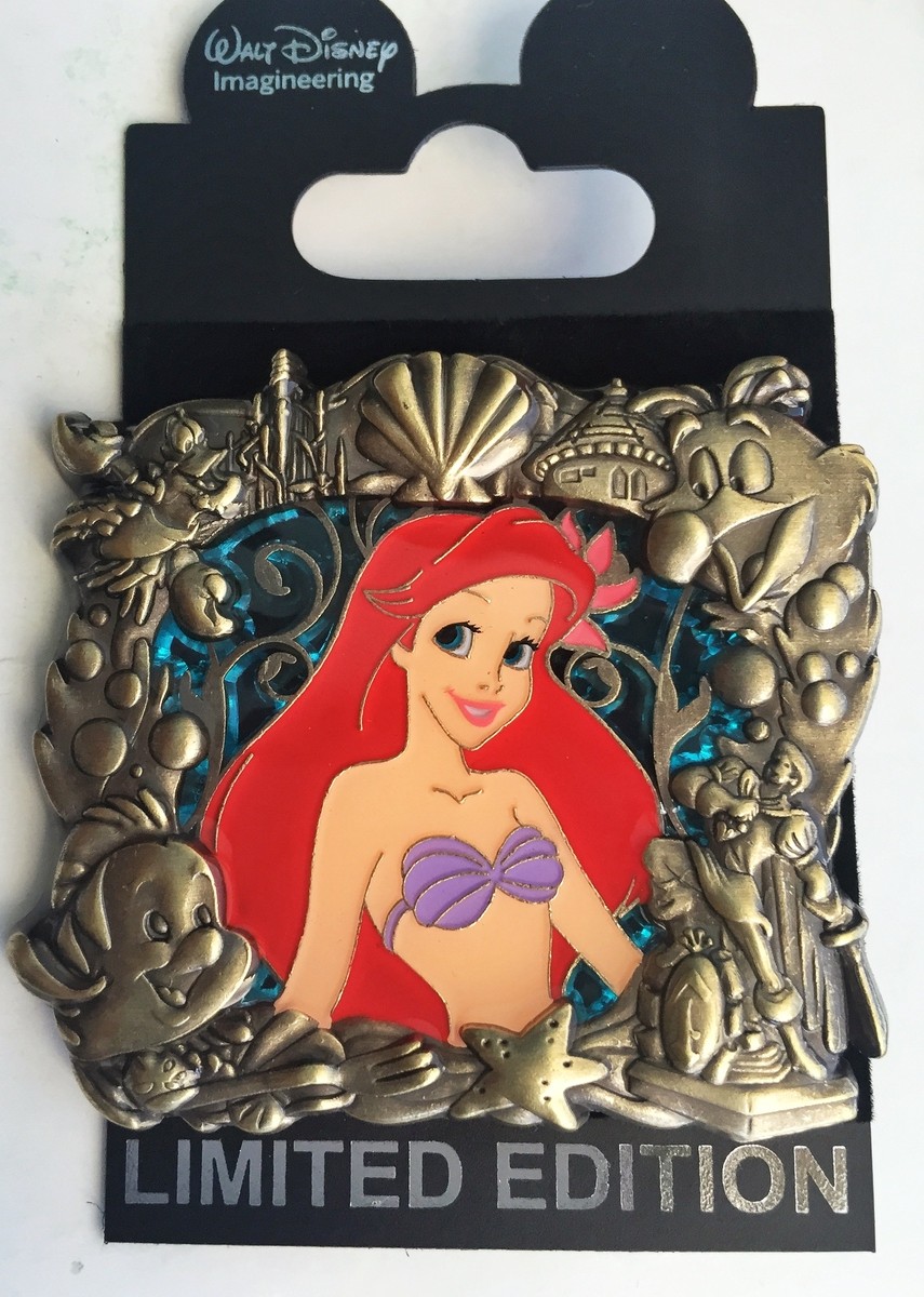 Stained Glass Princess Frames Collection - Ariel | PIN 16335