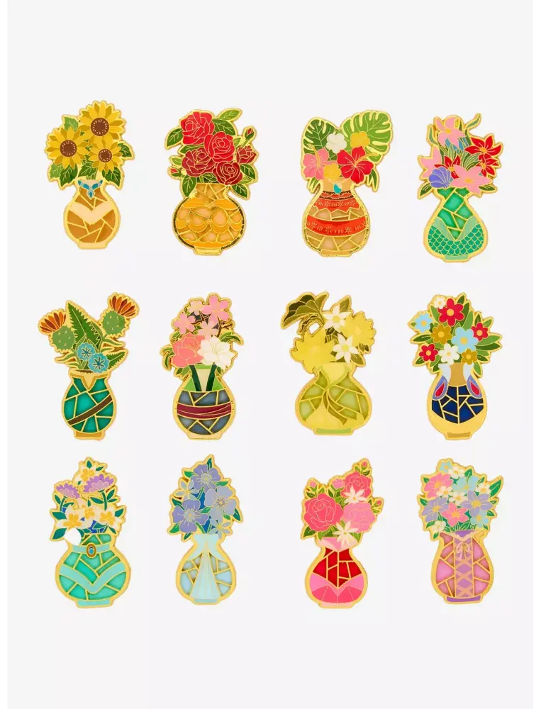 BoxLunch - Disney Princess Flower Vase Stained Glass Blind Box