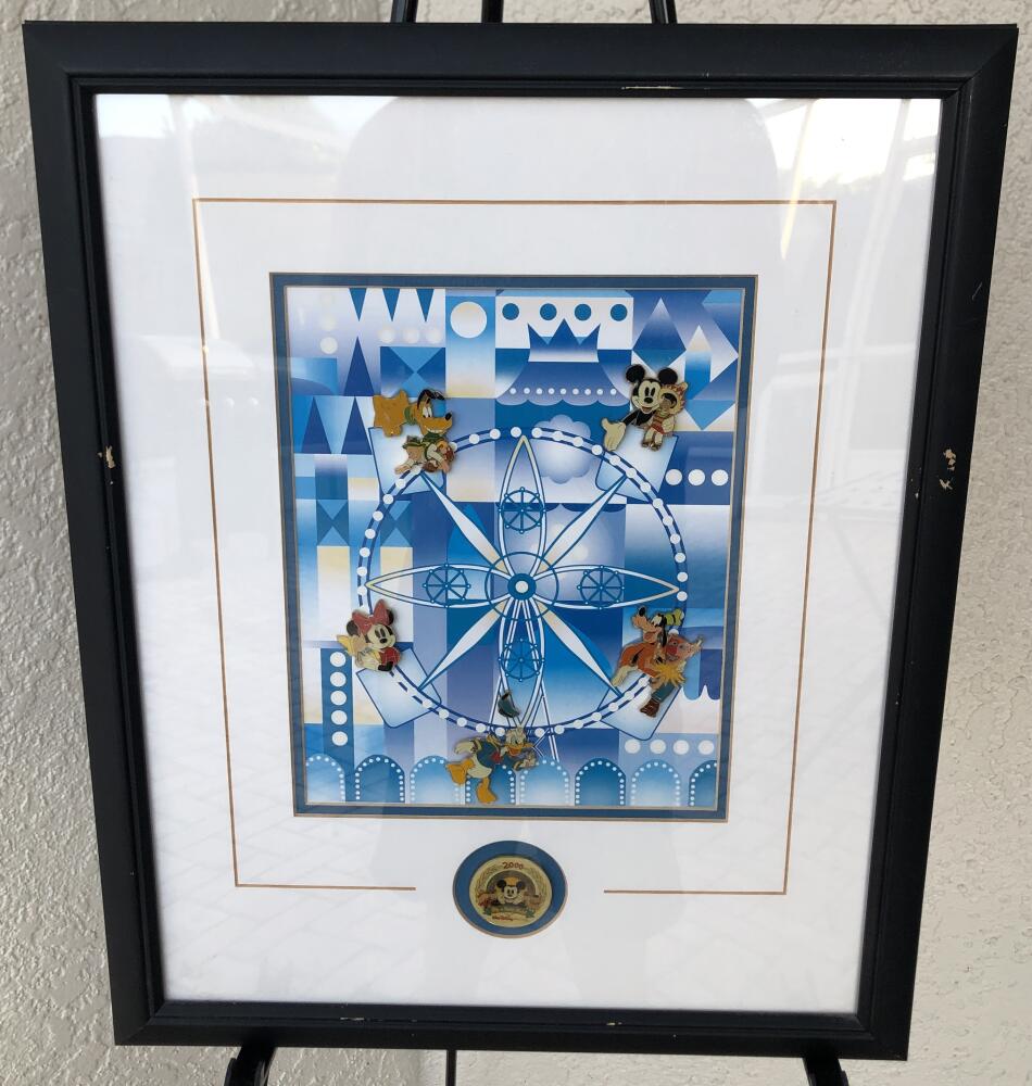 Framed 2000 Official Disneyana Convention 6-pin Set