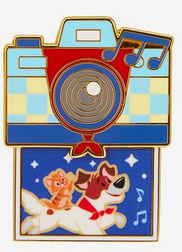 BoxLunch - Cats & Dogs Camera Blind Pin - Oliver & Company | PIN