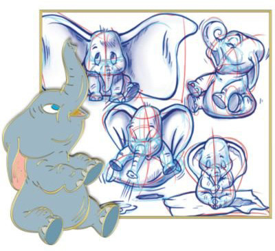 Sketch Series - Dumbo | PIN 1087