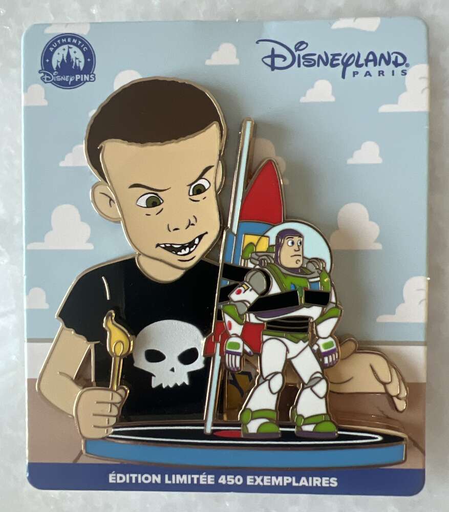 Toy Story 30 Years & Beyond Pin Trading Event - Sid and Buzz with