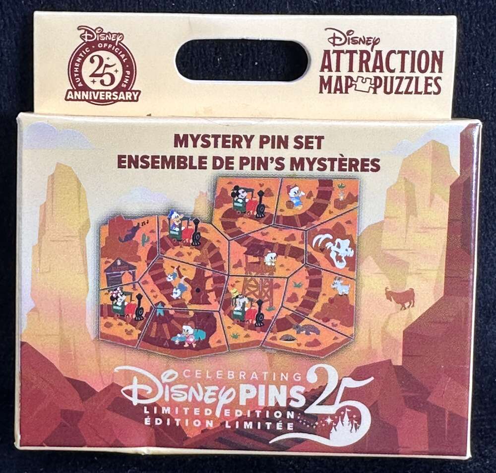 Attraction Mystery Map Puzzles: Big Thunder Mountain Railroad (DLR