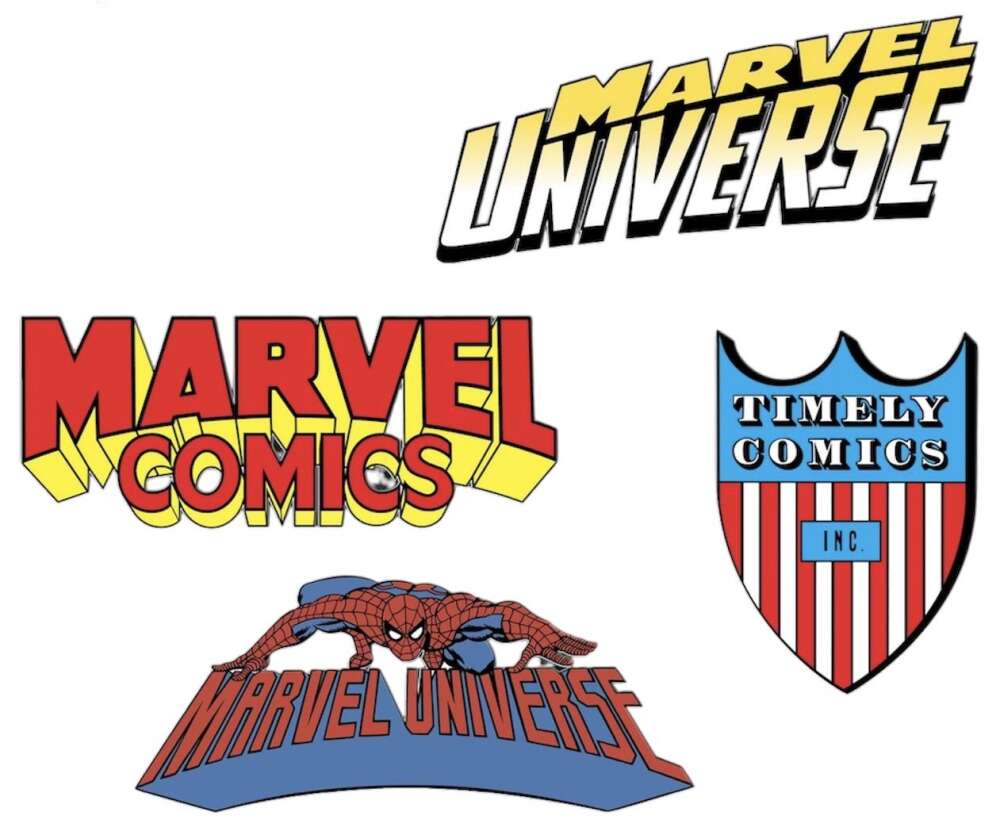 Retro Logo Pin Set