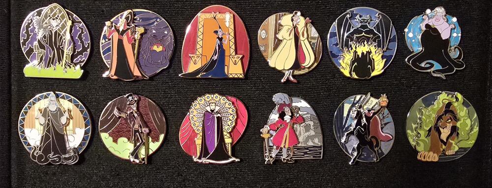 Villain Pin-on-Pin Portrait Collection - Villain Pin-on-Pin