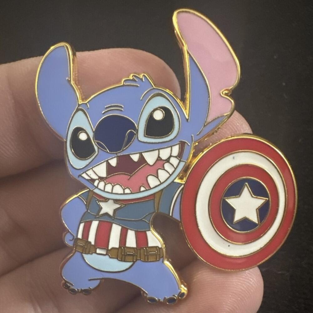 Unknown Series - Stitch as Captain America | PIN 110504