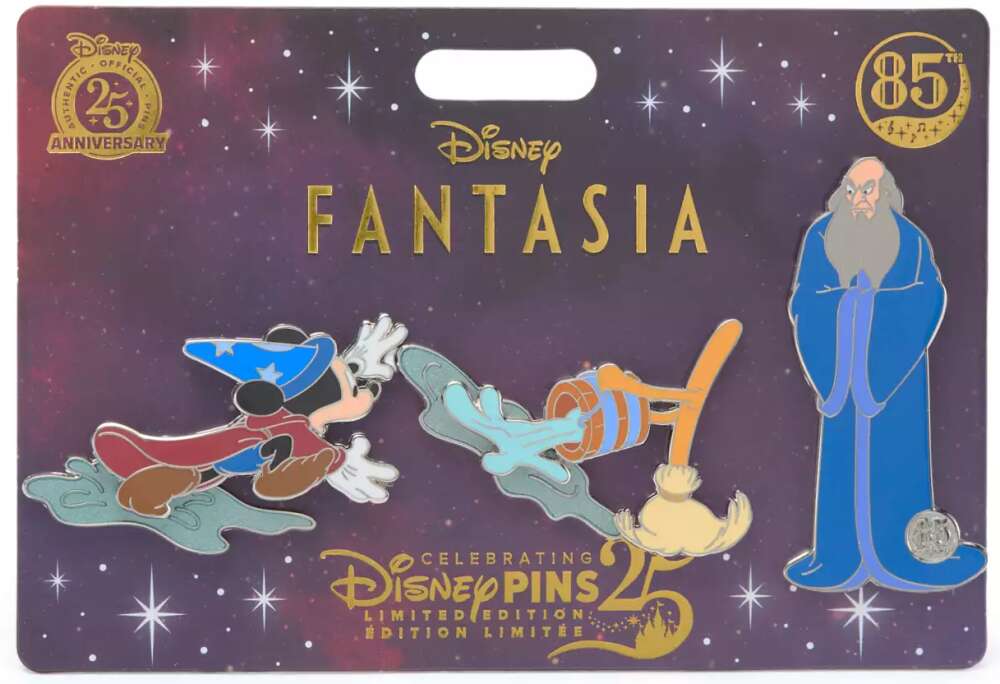 The Sorcerer's Apprentice Pin Set