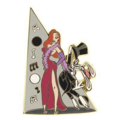 Roger Rabbit Ball 111906 - Jessica & Roger Rabbit - Winter Ball - Disney Store US Disney Pin