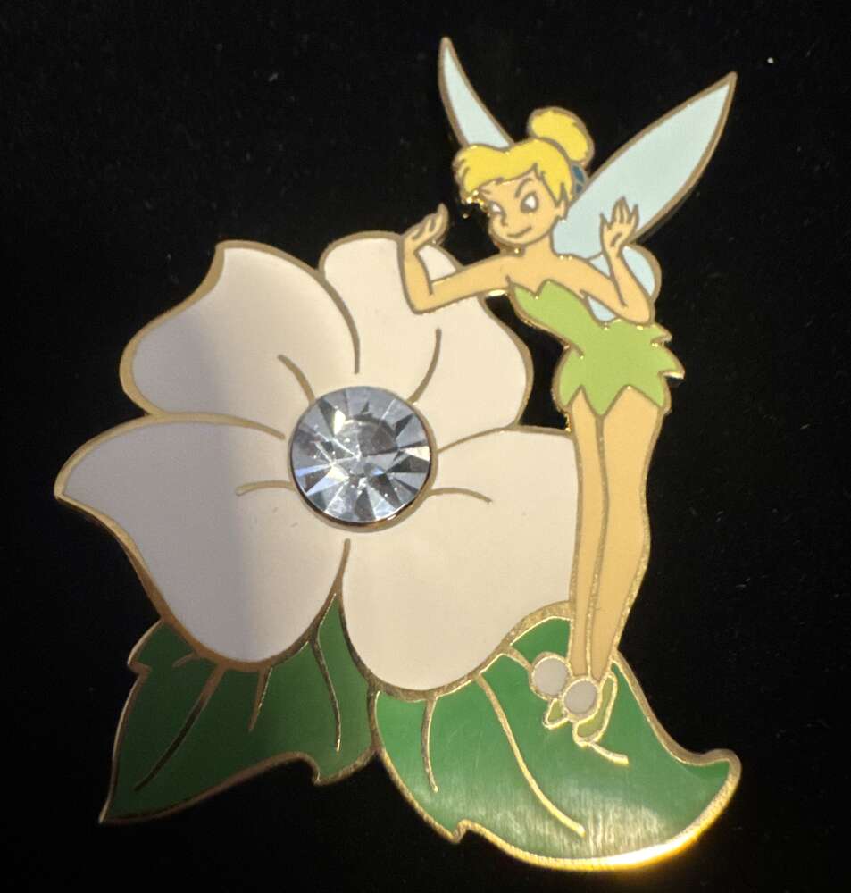 Disney Auctions - Tinkerbell Flower Birthstone - March | PIN 112616
