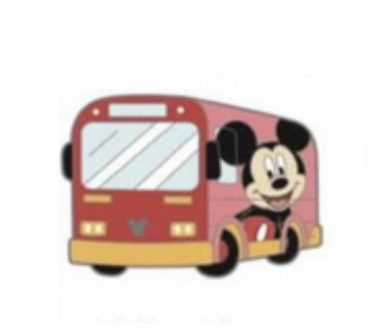 Red Bus Mouse WDW Hidden Disney Series 2026 Wave A: Disney Buses - Mickey Mouse | PIN ...