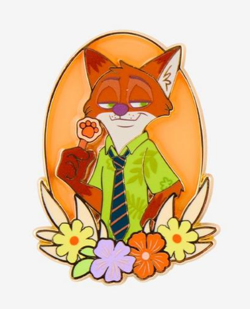 Zootopia Characters Flower Frame Blind Box - Nick Wilde | PIN 116408