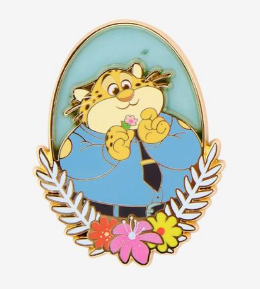 Zootopia Characters Flower Frame Blind Box - Benjamin Clawhauser