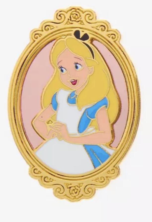 Alice in Wonderland Character Stained Glass Portrait - Alice