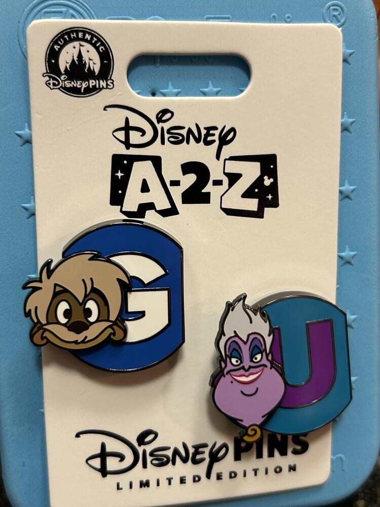 A-2-Z Magnetic Alphabet Series - G and U- Gurgi and Ursula | PIN