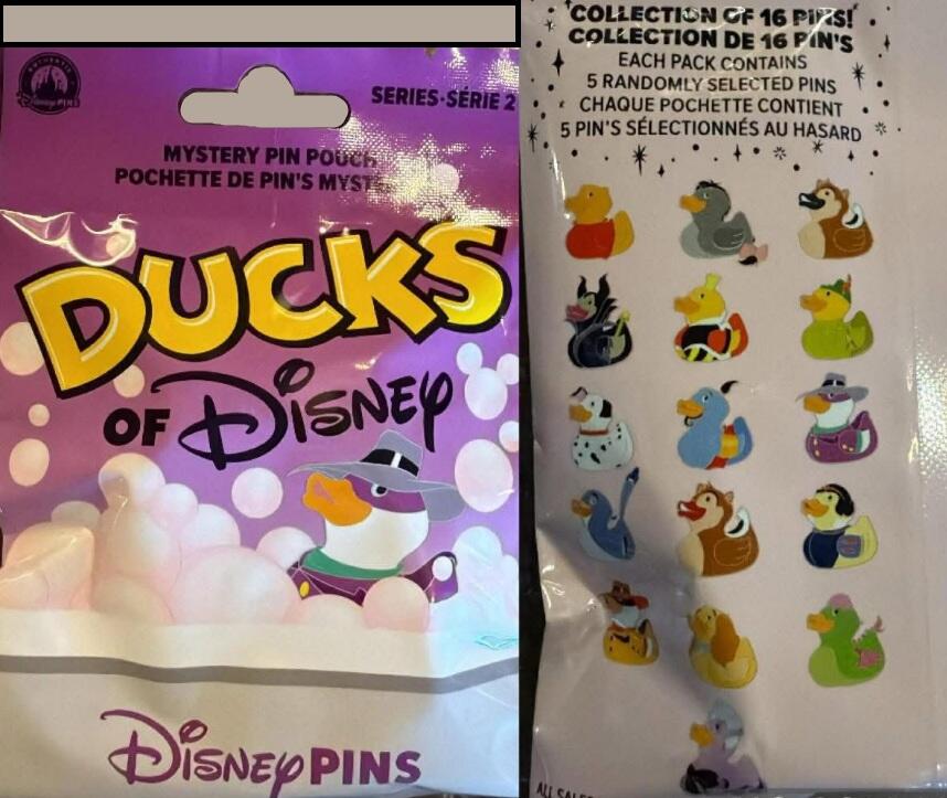 Ducks of Disney Series 2 Mystery Pin