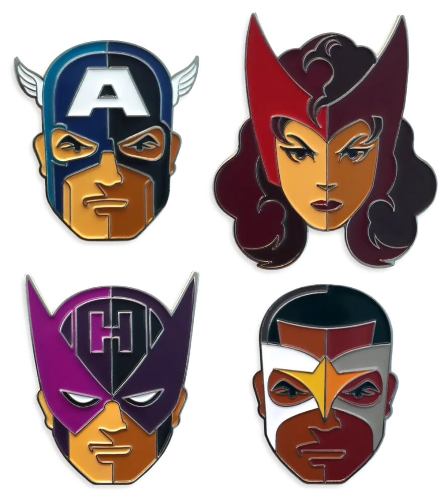 Team Cap 4 Pin Set