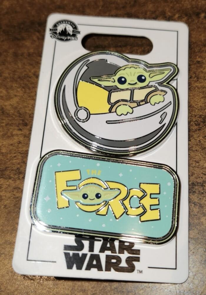 Grogu - The Force and Grogu in Pod 2 pin set