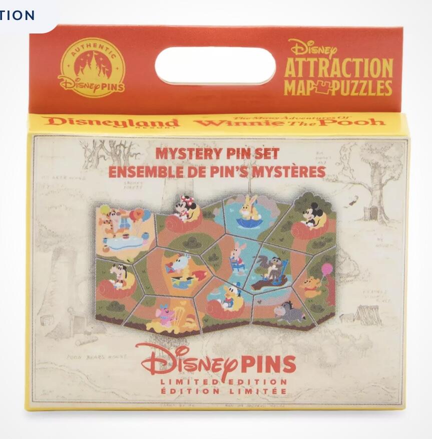 Attraction Mystery Map Puzzles: The Many Adventures of Winnie the