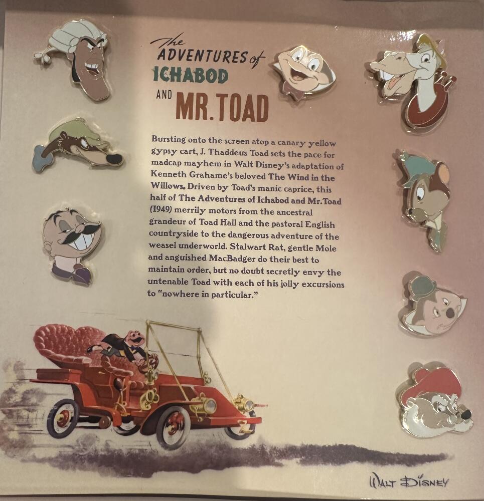 Mr. Toad Character Heads Disney Trading Pin Series | Pin & Pop
