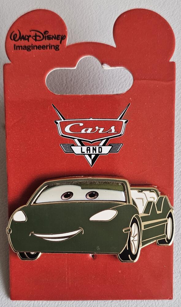 Cars Land - Radiator Springs Racers - Dark Green Guy Convertable