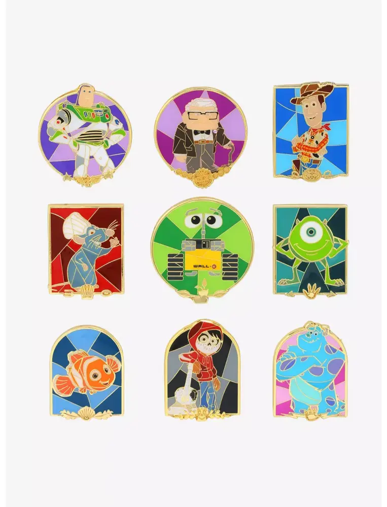 Stained Glass Pixar Characters Blind Box