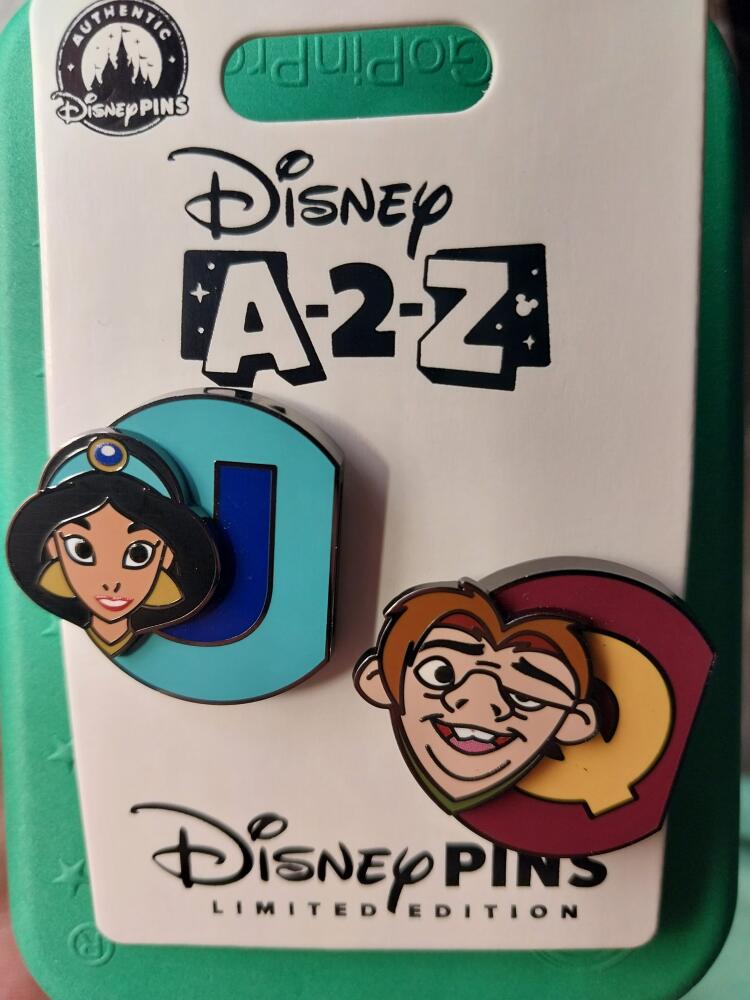 A-2-Z Magnetic Alphabet Series Disney Trading Pin Series | Pin & Pop