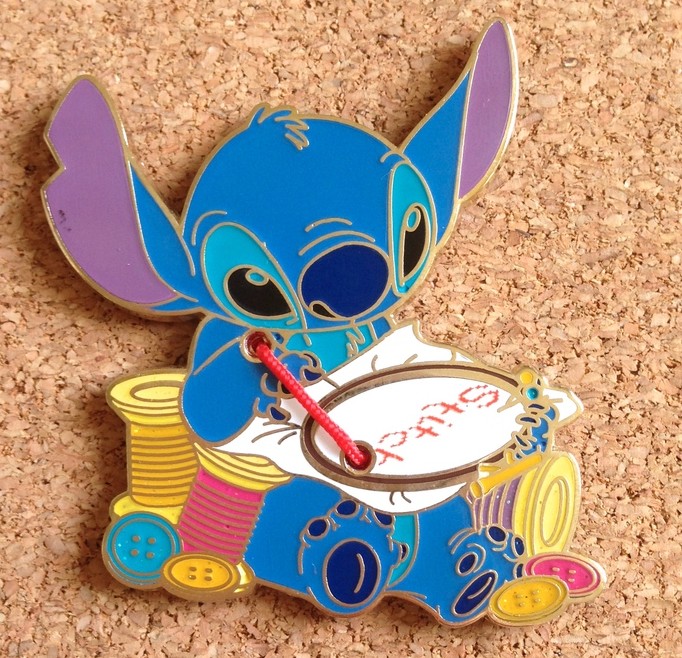 Stitch Grumpy Meter Pin Pun Pin - Stitch Stitching | PIN 16262
