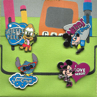 Disney Parks Hip Lanyard Sets - Nerds Rock! Starter Set | PIN 122691
