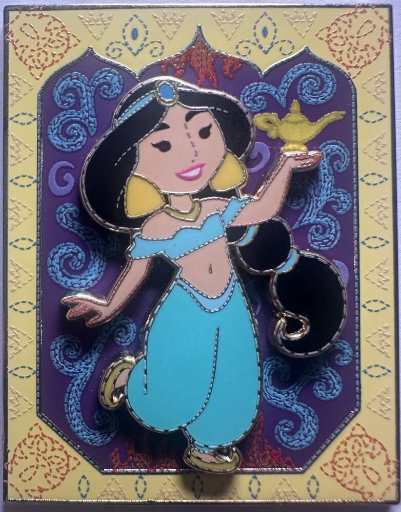D23 art of jasmine ピンバッジ　LE1000　アラジン D23 Expo 2026: Tapestry - Jasmine | PIN 123605
