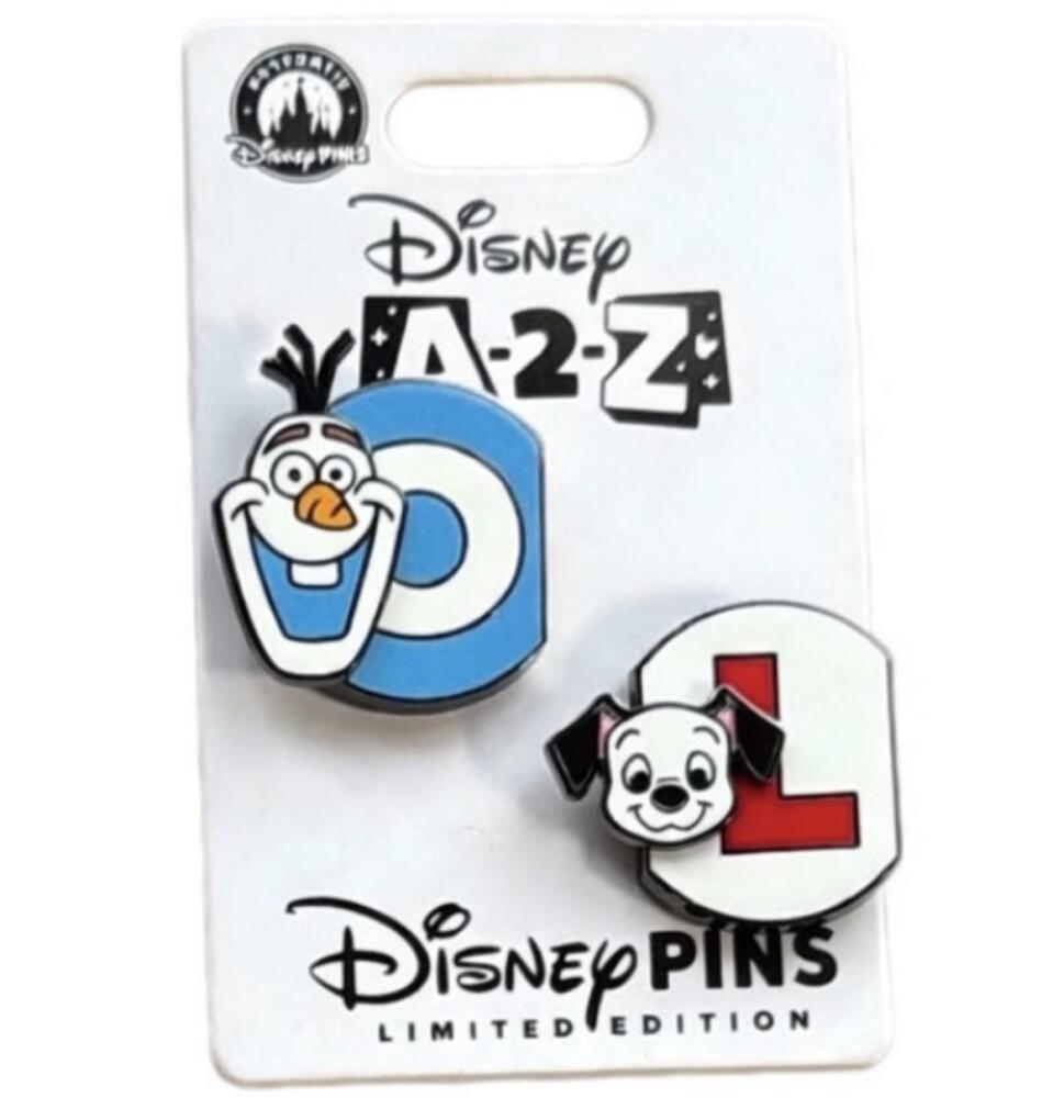A-2-Z Magnetic Alphabet Series - O & L - Olaf and Lucky | PIN 125214