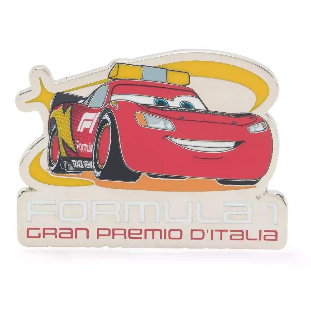 Disney Pixar Cars F1 ピンバッジ Disney x Formula 1 - Cars with Formula 1 Lightning McQueen | PIN