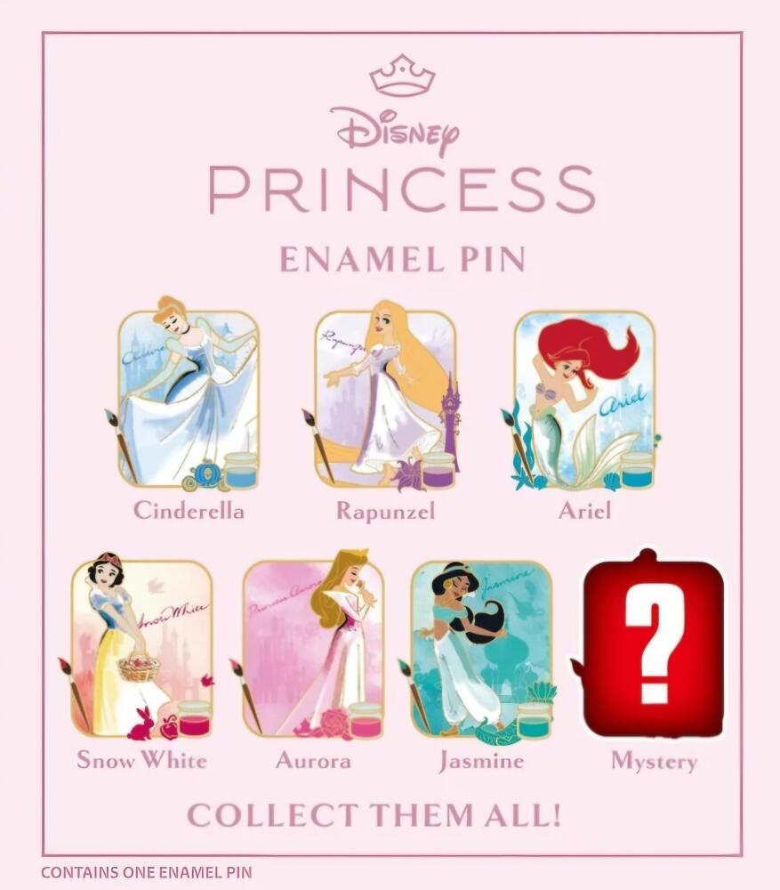 Princess Brushstrokes of Royalty Jumbo Mystery Series - Pink A La